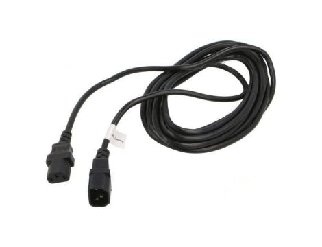 CA-C13E11CC-0050BK Kabel IEC C13 żeński,IEC C14 męski PVC Dł: 5m czarny