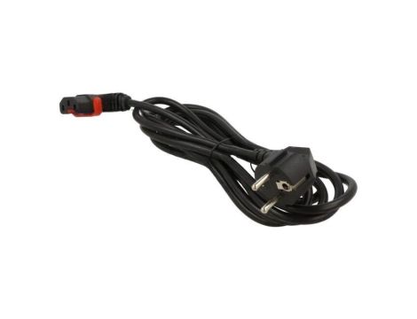 SCHAFFNER-821110 Kabel CEE 7/7 (E/F) wtyk kątowy, IEC C13 żeński kątowy lewy