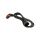 Kabel IEC C13 żeński kątowy prawy, IEC C14 męski 2m IL13P-R-C14-H05-3100-200