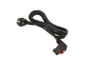 SCHAFFNER-821109 Kabel CEE 7/7 (E/F) wtyk kątowy, IEC C13 żeński kątowy prawy