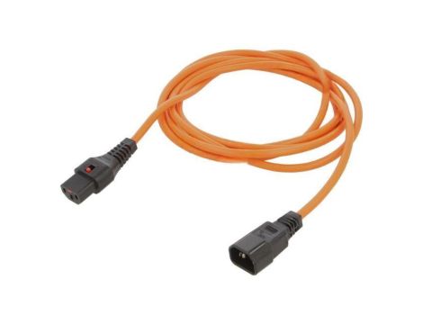 SCHAFFNER-816478 Kabel IEC C13 żeński, IEC C14 męski 3m z blokadą IEC LOCK