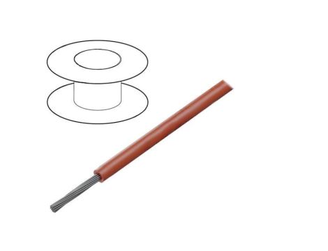 1856-RD001 Przewód HookUp Wire linka Cu 20AWG PVC czerwony 600V 305m