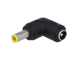 Adapter wtyk kątowy In 5,5/2,1 Out 5,5/2,5 7A ZS21X55/25X55-K