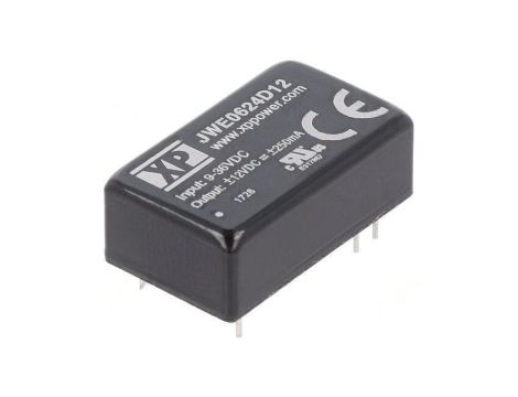 Przetwornica DC/DC 6W 9-36VDC / 12VDC -12VDC JWE0624D12