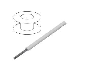 3053-WH005 Przewód HookUp Wire linka Cu 20AWG PVC biały 300V 30,5m