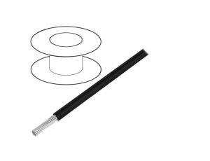 3057-BK001 Przewód HookUp Wire linka Cu 16AWG PVC czarny 300V 305m