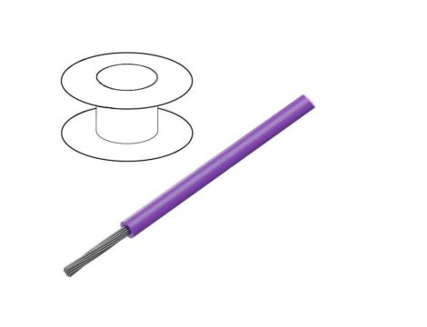 3051-VI001 Przewód HookUp Wire linka Cu 22AWG PVC fioletowy 300V 305m