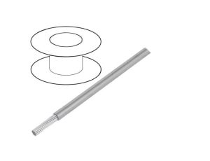 422807-SL005 Przewód HookUp Wire linka Cu 28AWG PVC ciemnoszary 300V 30,5m