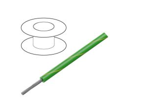 3075-GY001 Przewód HookUp Wire linka Cu 18AWG PVC zielono-żółty 600V 305m