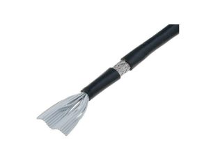 3659-50 Przewód o dł 30,5m wstążkowy okrągły 1,27mm linka Cu PVC czarny