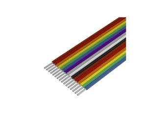 3811-16 Przewód o dł 30,5m wstążkowy 16x26AWG 1,27mm linka Cu nieekranowany PVC