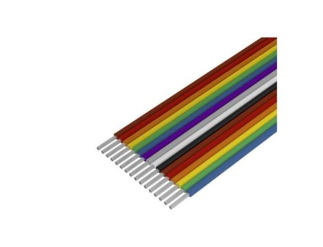 3811-16 Przewód o dł 30,5m wstążkowy 16x26AWG 1,27mm linka Cu nieekranowany PVC