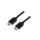 Kabel HDMI wtyk z obu stron PVC HDCP 2.2, HDMI 2.0 1m czarny CAKGQ-A01