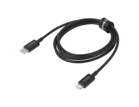 Kabel Apple Lightning wtyk - USB C wtyk 1m czarny 20W CATLYS-A01