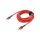 Kabel USB C wtyk z obu stron 2m czerwony tekstylny 60W CATKLF-H09