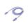 Kabel USB 2.0 Apple Lightning wtyk - USB C wtyk 1,2m fioletowy CAJY000205