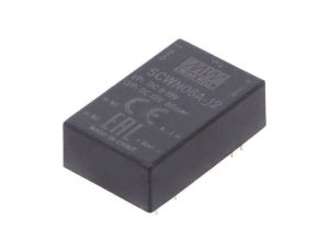Przetwornica DC/DC 6W 9-18VDC 12VDC Iwyj 500mA SCWN06A-12