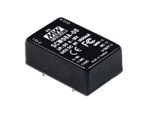 Przetwornica DC/DC 8W 18-36VDC 15VDC Iwyj 533mA SCW08B-15