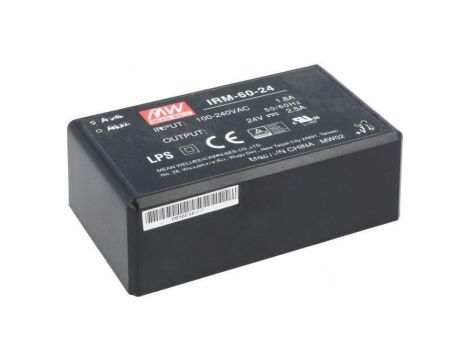 Przetwornica AC/DC 60W 85-264VAC 24VDC Iwyj 2500mA 90 IRM-60-24