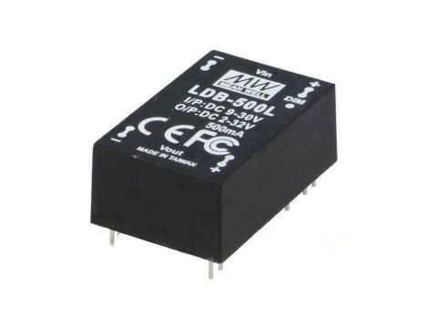 Przetwornica DC/DC 16W 9-30VDC 2-32VDC Iwej 710mA LDB-500L