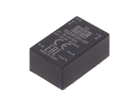Przetwornica DC/DC 10W 43-160VDC 5VDC Iwyj 2000mA RSDW10H-05