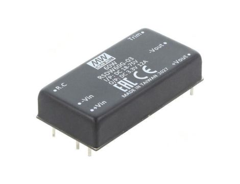 Przetwornica DC/DC 60W 18-75VDC 3, 3VDC Iwyj 12A RSDW60G-03