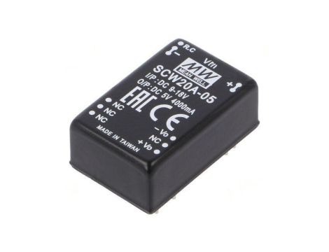 Przetwornica DC/DC 20W 9-18VDC 5VDC Iwyj 4000mA SCW20A-05