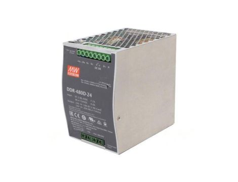 Przetwornica DC/DC 480W 67, 2-154VDC 24VDC Iwyj 20A DDR-480D-24
