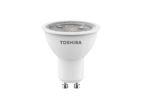 Żarówka LED Halogen GU10 5.5W = 63W 450lm 6500K Zimna Reflektor Punktowy TOSHIBA