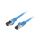 PCF8-10CU-0300-B Patch cord S/FTP Cat: Cat: 8.1 RJ45 wtyk z obu stron linka Cu