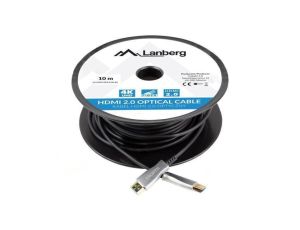 CA-HDMI20FB-0100BK Kabel HDMI wtyk z obu stron PVC Dł: 10m czarny Żyła: Cu 18Gbps
