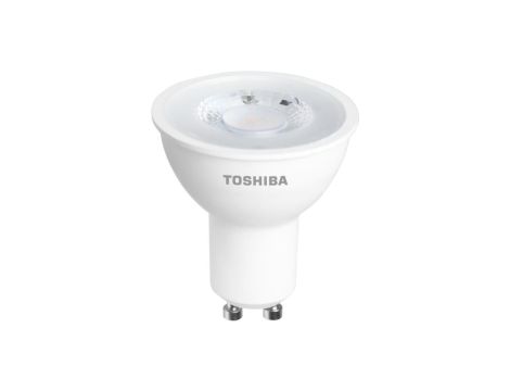 Żarówka LED GU10 5W = 50W 345lm 6500K Zimna Reflektor Punktowy TOSHIBA Ściemnialna