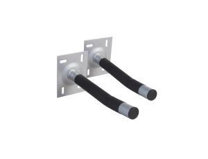 Komplet 2 uchwytów ściennych Maclean, na opony, koła, drabinę, rower, stalowy, max. obciążenie 100kg/1 uchwyt, MC-438