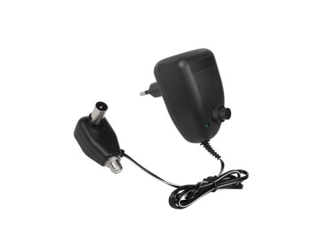 Zasilacz TV antenowy 12V 100mA gniazdo F z regulacją Maclean MCTV-914 MCTV-914