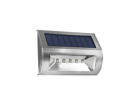 Lampa solarna ścienna 5 SMD Maclean Energy MCE170 inox MCE170
