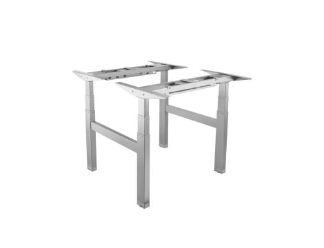 Biurko elektryczne podwójne regulacja wys, Maclean MC-794 max wys 128cm 100 kg - bez blatu do pracy stojąco siedzącej (2czę? MC-