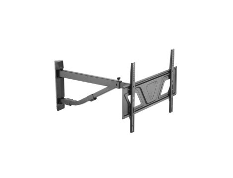 Uchwyt do TV 37-60 rogowy Maclean MC-810C czarny max vesa 600x400 50kg bardzo długie ramię