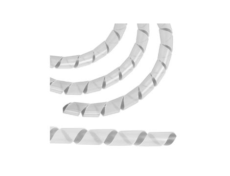 Osłona maskująca na kable Maclean MCTV-686T (14.6*16mm) 3m transparentna spirala