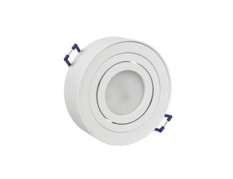 Punktowa oprawa sufitowa Maclean, dla źródeł światła MR16/GU10, kolor biały, 94x32mm, okrągła, aluminiowa, MCE462 W