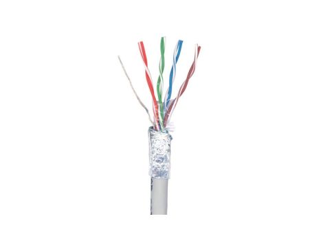 Kabel F/UTP PowerCat 5e, 4 pary, PVC, żółty 39A-504-FT /305m/
