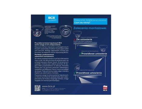 Kamera kopułkowa IP 8Mpx 2.7...13.5mm BCS-DMIP3801IR-V-E-Ai