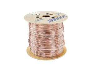 Kabel głośnikowy płaski TLgYp 2x0,35mm2 Cu transparentny Mercor /500m/