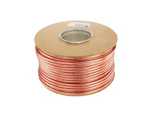 Kabel głośnikowy płaski TLYp 2x2,5mm2 Cu transparentny Elektrokabel /500m/