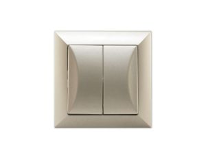 OPAL Wyłącznik łącznik żaluzjowy satyna WP-10/Op PI