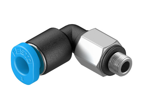 FESTO - QSML-M3-2- Złączka wtykowa kątowa, 2 x 0 x 0