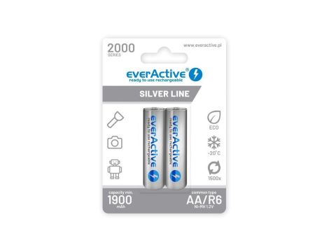2 x akumulatorki everActive R6/AA Ni-MH 2000 mAh ready to use