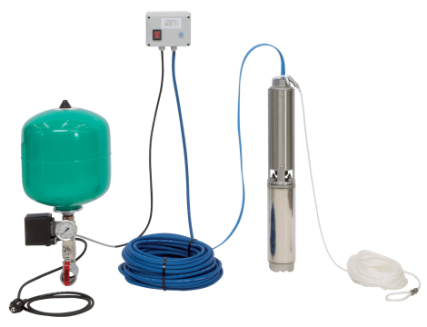 Wilo-Sub TWU 4-0407-C-Plug&Pump/DS zestaw z pompą głębinową - 6049388