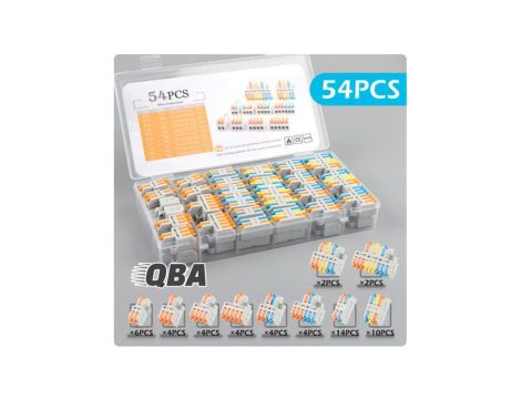 Zestaw szybkozłączek rozgałęźnych QMINI54X 54szt