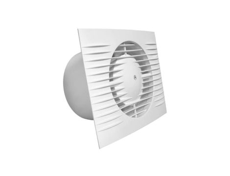 Dospel Wentylator ścienny biały 230V fi100 STYL II 100 WCH z łożyskami kulkowymi 007-1130 wyłącznik czasowy z czujnikiem wilgoci