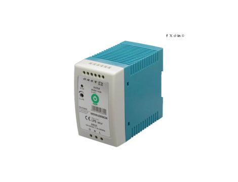 Zasilacz POS na szynę DIN 100W 24V DC 4,15A MDIN100W24
